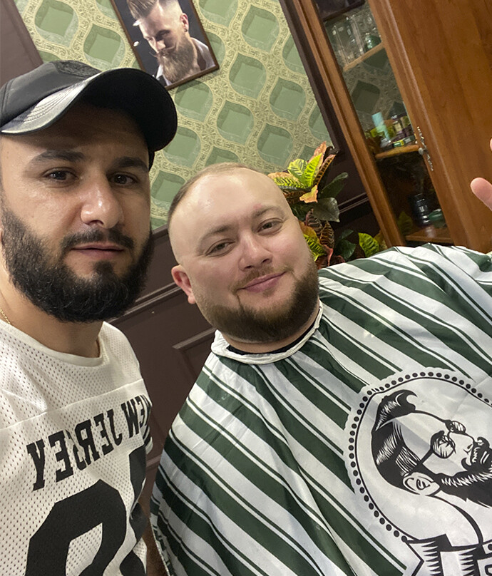 барбер и клиент